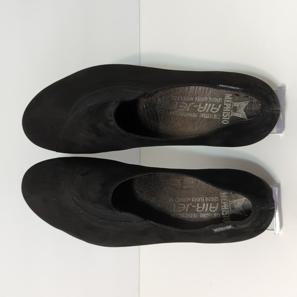 Mephisto black suede AirJet Figura slip-on loafer woman's size 7.5 - Picture 4 of 10